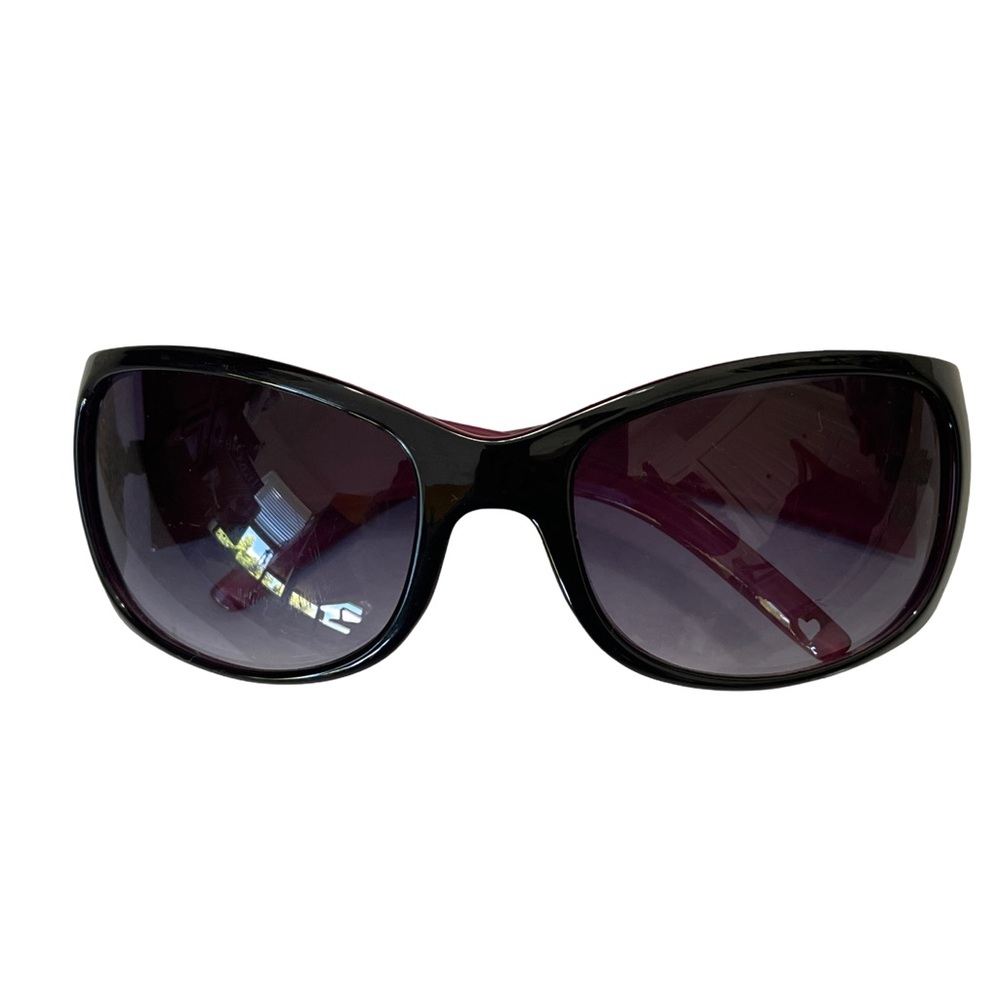 Juicy Couture Black & Purple Gradient Shield Sunglasses